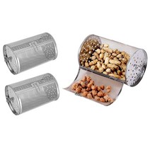 커피 로스터기 로스팅 기계 blesiya 2pcs 스테인레스 스틸 로티세리 그릴 로스터