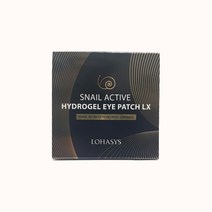 로하시스 스네일 액티브 하이드로겔 아이패치 LX 60매 EX 리뉴얼 미백 주름개선 기능성 화장품, 1개(60매)