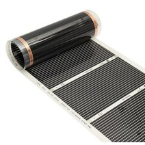 부속자재 건축 홈 개조 50cm 너비 25 50 100 200 300 400 800cM 길이 220v 원적외선 바닥 난방 필름 크리스탈 탄소 섬유 따뜻한 키트, [07] 800CM  Length, [01] 50 센치메터