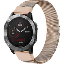 LiWerlly Fenix 6S/6S 프로 밴드/Fenix 7S/Fenix 5S 시계 밴드 20mm 빠르고 쉬운 핏 메탈 스테인리스 스틸 메시 (호환)교체 스트랩 여성용 남성용 G