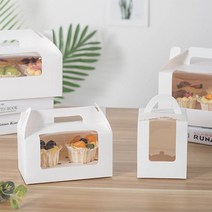 레드캣 1구 2구 머핀상자 컵케이크 투명창 포장 박스 상자, 1구 그라데이션퍼플, 1개
