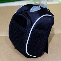 대리운전 가방 접이식 자전거 헤드룸 라이딩 가방 킥보드 전기차 프론트백 수납 가방, 01. 1L, 11. 미디엄 블랙(빗대 커버 착용)