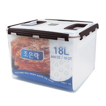 조은락 탱크 투명 핸들 밀폐용기 12~20L 손잡이 김치통 김장통
