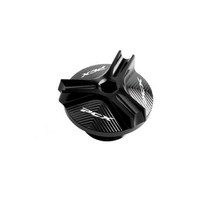 혼다 오토바이 엔진 오일 드레인 플러그 섬프 너트 캡 볼트 스크류 필러 장식 커버 PCX150 PCX125 PCX160 용 액세서리, Black