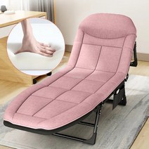 접이식 간이침대 손님용 간이 사무실침대 경량 침대 소형, 200cm 다크그레이