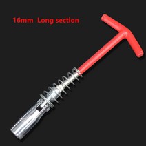 Long 16mm 자동차 점화 플러그 T형 렌치 복스 교체 공구 도구, 단품