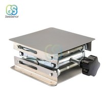 부강샵 작업대 스테인레스 스틸 리프터 라우터 플레이트 테이블 목공 조각 실험실 리프팅 스탠드 수동 리, 한개옵션0