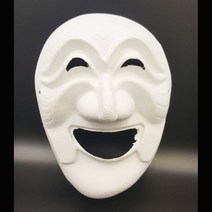 하회탈만들기 하회탈꾸미기 종이탈 전통탈 어린이집 유치원 초등학교 만들기재료 종이탈그리기 가면그리기, 1개