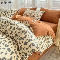 2023 메이커 직판 프렌치풍 A타입 이중사 면 마 워싱 면 4종 세트 침구 이불 커버