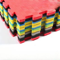 층간소음매트 태권도장 체육관 놀이방 퍼즐 바닥매트, 출구 고밀도 5알갱이 옐로우 그린 2 cm, 1개