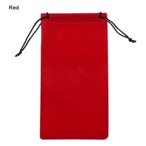 휴대용 안경 소프트 광학 케이스 드로스트링 파우치 가방 선글라스 천, [07] red, 07 red
