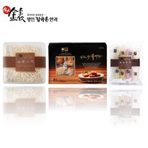 제수용II 신궁한과세트 찹쌀산자 210g 손으로빚은꿀약과 320g 모듬유과 128g