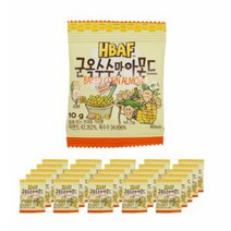 길림양행 HBAF 군옥수수맛아몬드 10g x 30개 세트, 군옥수수맛아몬드10g 30개