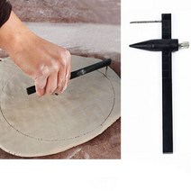 도구 공예 취미 도자기 점토 세라믹 컷에 대 한 도착 나침반 원형 커터 캘리퍼스 1-34cm 절단 diy 만들기 액세서리, 1pcs
