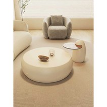 세라믹 쇼파 테이블 라운지 낮은 집꾸미기 원룸 소파, 베이지 컴플리트 세트 1M+55CM