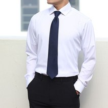 어셔츠 구김없는 고스판 남자 긴팔 정장 와이셔츠