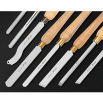 목선반 칼 목공예 치즐 우드 터닝 세트 소형 가우지, 미니 선삭 공구 5종 세트