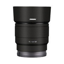 SONY50 1.8 / 50 1.8 렌즈 비닐 데칼 스킨 안티 스크래치 랩 커버 소니 FE 50mm F1.8 (SEL50F18F) 렌즈 스티커 필름, Matrix Black