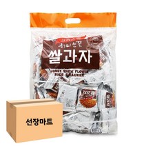 Szmart 마켓 허니 눈꽃 크리스피 쌀과자 대용량 920g 4개 대절버스 사무실 결혼식버스 간식