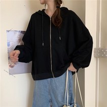 넷투넷코리아 여성 캐주얼 후드집업 심플 긴팔 간절기 아우터