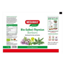 [독일 내수 정품](메가맥스)MEGAMAX Bio Salbei-Thymian Bonbons 50g