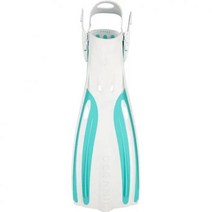 Oceanic 오세아니아 바이퍼 2 OH FIN, White/Aqua, Small, White/Aqua