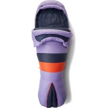 마모트 테톤 15 침낭 - 여성용 3계절 동계 222898, Paisley Purple/Arctic Navy, Long