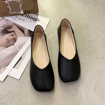 여자신발단화 여성신발 사각코 로퍼 봄가을 소프트스타일 플랫슈즈 트렌드 3771560812