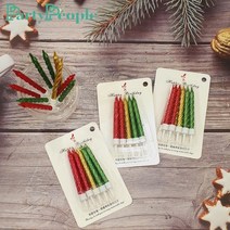 10개입 메탈막대초 꼬불이초 특이한 생일 축하 숫자 케이크 초 브라이덜 샤워 프로포즈, 실버