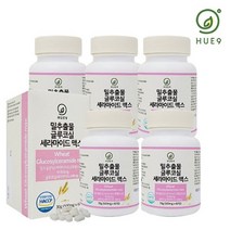 휴나인 프랑스산 밀추출물 글루코실 세라마이드 맥스 5박스(박스당 500mg x 60정) 세라솜 콜라겐
