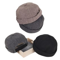 남성 댄디 레옹 비니 모자 캡없는 벙거지 와치캡 코디