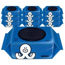 센스 물티슈 오키 캡형, 100매, 60팩