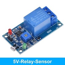 조도 가로등 유선 광 조명 계단 광전 현관 매립 센서 가로등 자동 조도 스위치 점멸기 센서, 5v 릴레이 센서