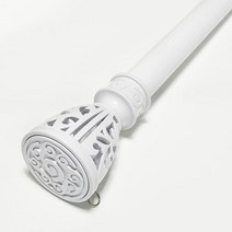 리프트업 25mm앤틱장구커튼봉 (화이트)