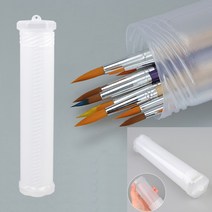 미술용품 화구통 플라스틱 원형 붓통