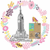 컬러링 3D PUZZLE 엠파이어 스테이트 빌딩, 단품