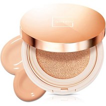 일본직발송 6. GIVERNY 지베르니 밀착 커버 쿠션 MILCHAK COVER CUSHION SPF50+PA+++ 12G+REFILL12G (21, One Size, 21 라이트 베이지