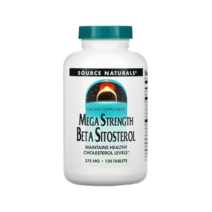 Source Naturals 소스내츄럴스 Mega Strength 375mg 베타시토스테롤 120정 칼슘 Phytosterol 피토스테롤 식물스테롤 Beta Sitosterol, 1개, 기본