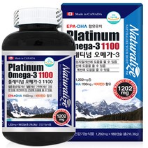 네추럴라이즈 플래티넘 오메가-3, 180개입, 1개