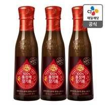 백설 100프로 통참깨 참기름, 300ml, 3개