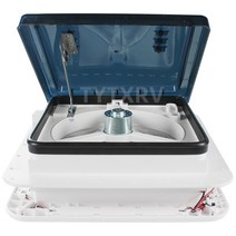 벤츄레이터 DREAMRV Motorhome 액세서리 11 39ce 인증 360mm LED 조명 수동 제어 캐러밴 채광창 RV 지붕 통