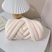MMSc_자이언트얀가방 방석 망고실 빅얀 패브릭 만들기 벨벳 뜨개실 자이언트얀실 자이안트얀 쟈이언트얀 두꺼운실 자이언트실 뜨개질실klm148, MMSc_다크그레이