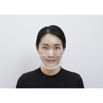 완전투명 김서림 방지 투트랙 투명K마스크, 대형플러스