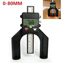 하이트게이지 높이 측정 80mm 디지털 트레드 LCD 마그네틱 피트 조리개 핸드 라우터 자체 스탠딩 깊이 게이, 01 3kyes