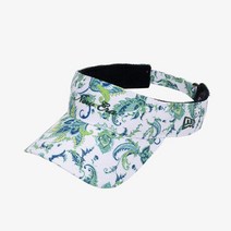 [국내정식매장] 뉴에라 모자 [골프] 보태니컬 썬 바이저 페이즐리 화이트13517839