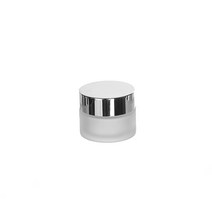 허브스프레이 반투명 유리 크림용기 골드캡 실버캡 15g~50g, 15g 실버캡