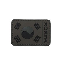 애국심 백팩 가방 패션 고무 태극기 와펜 patch 자수