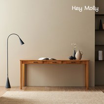 헤이몰리 덴드로 원목 컴퓨터 깊은 책상 1800, 깊은원목1800