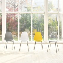 올데이즈 투명 클린체어 2개, 옐로우+옐로우