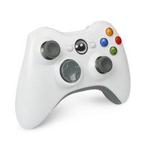 레트로 오락실 콘솔 게임기무선 컨트롤러 Xbox 시리즈 게임 패드 Microsoft 360 및 PC Windows7/8/8.1/10, wired white, CHINA